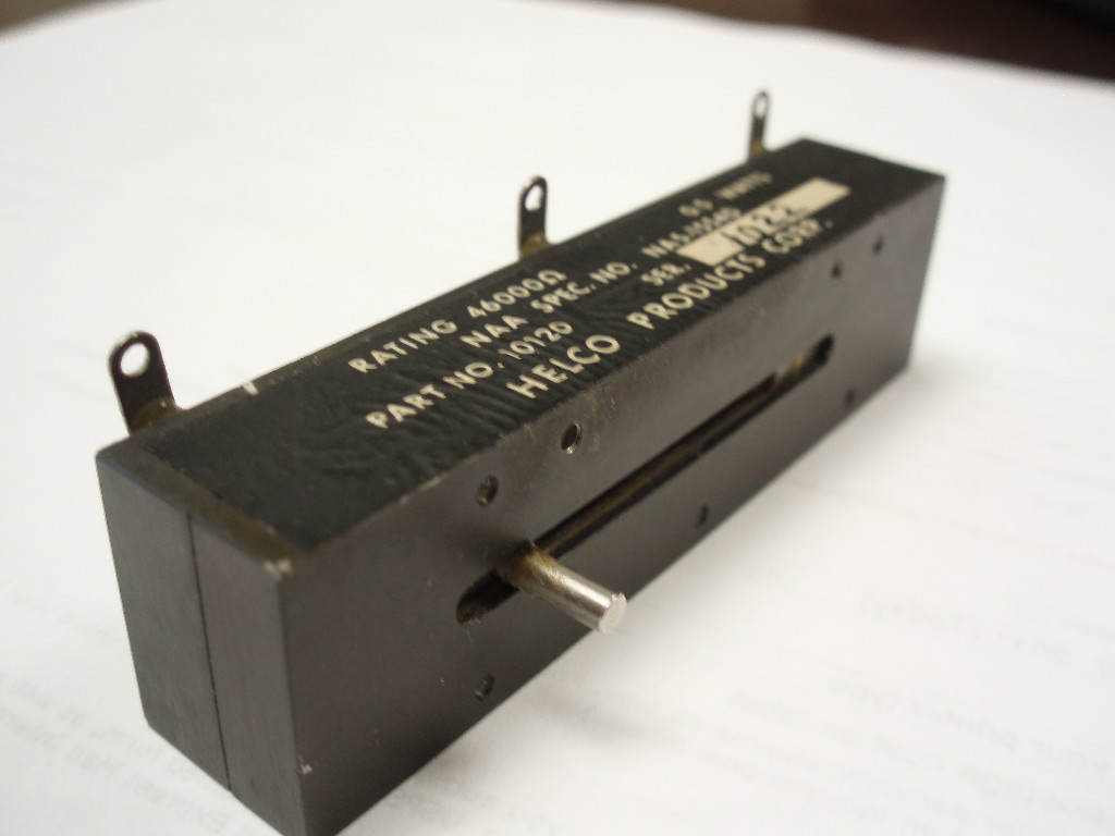 POTENTIOMETER LINEAR MOTION 1.5" TRAVEL 46K CENTER TAP eBay