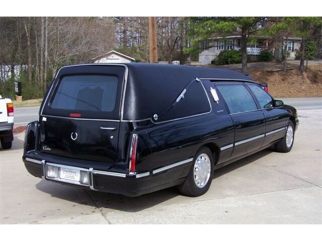 Image 3 of SHARP-FUNERAL-READY-BLACK-SOUTHERN-LEATHER-AC-S&S-COACH…