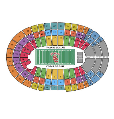 Usc Stadium Seating Chart