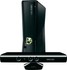 Video Game Console: Microsoft Xbox 360 S with Kinect 250 GB Glossy Black Console (NTSC)
