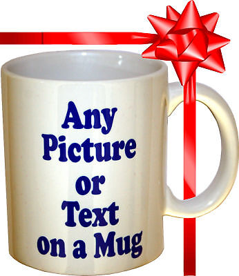 PERSONALISED MUG - With your Photo and Text