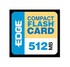 Flash Memory Card: EDGE Tech Corp 512 MB CompactFlash I Card - (EDGDM-179502-PE)