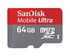 Flash Memory Card: SanDisk Ultra 64 GB, Class 10 (30MB/s) - microSDXC Card - Retail - (SDSDQUA...