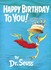 Book: Happy Birthday to You! by Dr. Seuss (1959, Hardcover)