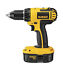 Power Drill: DeWalt DC720KA 18V NiCd 1/2" Cordless Drill Kit Battery Powered, Chuck Size: 0.5 in. (1 cm), Weigh...