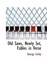 Book: Old Saws, Newly Set, Fables in Verse by George Linley (2008, Paperback)