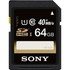 Flash Memory Card: Sony 64 GB, Class 10 (10MB/s) - SDXC UHS-I Card - Retail - (SF64UY/TQMN)