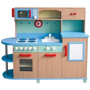 Blue Wooden Play Kitchen Blue Wooden Play Kitchen
