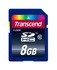 Flash Memory Card: Transcend -1 8 GB Class 10 - SDHC Card - Retail - (TS8GSDHC10)
