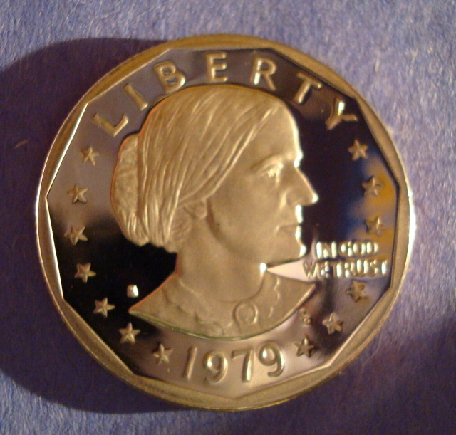 1979 Susan B Anthony Dollar. 1979-S GEM PROOF SUSAN B.ANTHONY DOLLAR NICE DEEP CAMEO | eBay