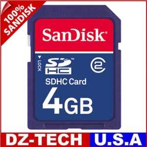 New SanDisk 4GB SD HC SDHC Card Flash Memory 4G G 4 GB. Please wait. Image not available. Zoom; Enlarge. Mouse here to zoom in. Please wait