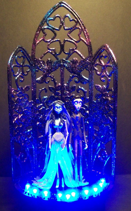 CORPSE BRIDE VICTOR Wedding Cake Topper GOTHIC BLUE TIM BURTONS MCFARLANE