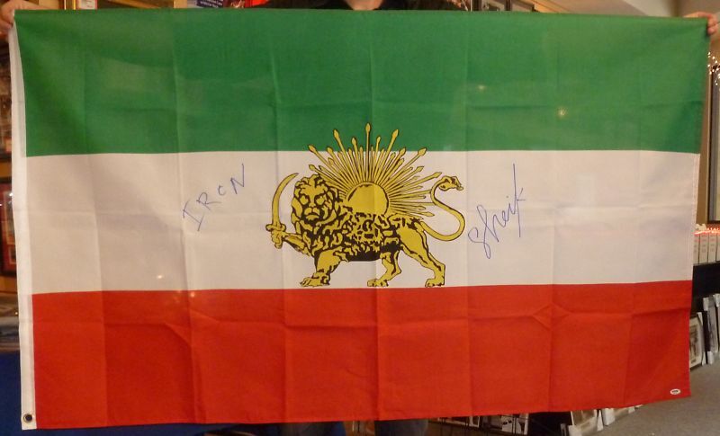 The Iron Sheik Signed WWE Iranian Flag COA DNA Max 40% OFF IRAN PSA WWF Cham Sale