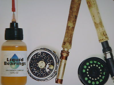 Liquid Bearings, BEST 100%-synthetic oil for vintage fly reels, PLEASE