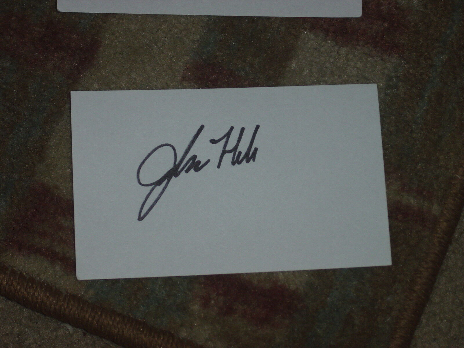 John Huh Golfer Signed 3x5 Translated specialty shop Card index