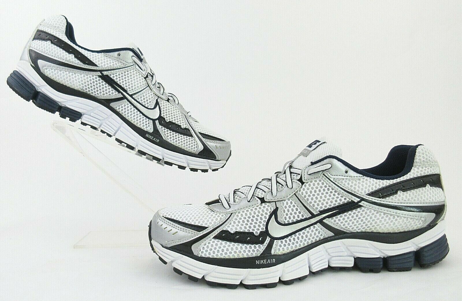 Rare! New! Nike Pegasus 25 Running Shoes White/Black/Silver Mens 11.5 Fits 11