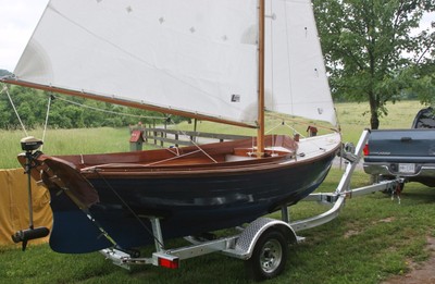 Sail Boat 16 Ft 2016 Classic Custom Built Wooden Lapstrake 