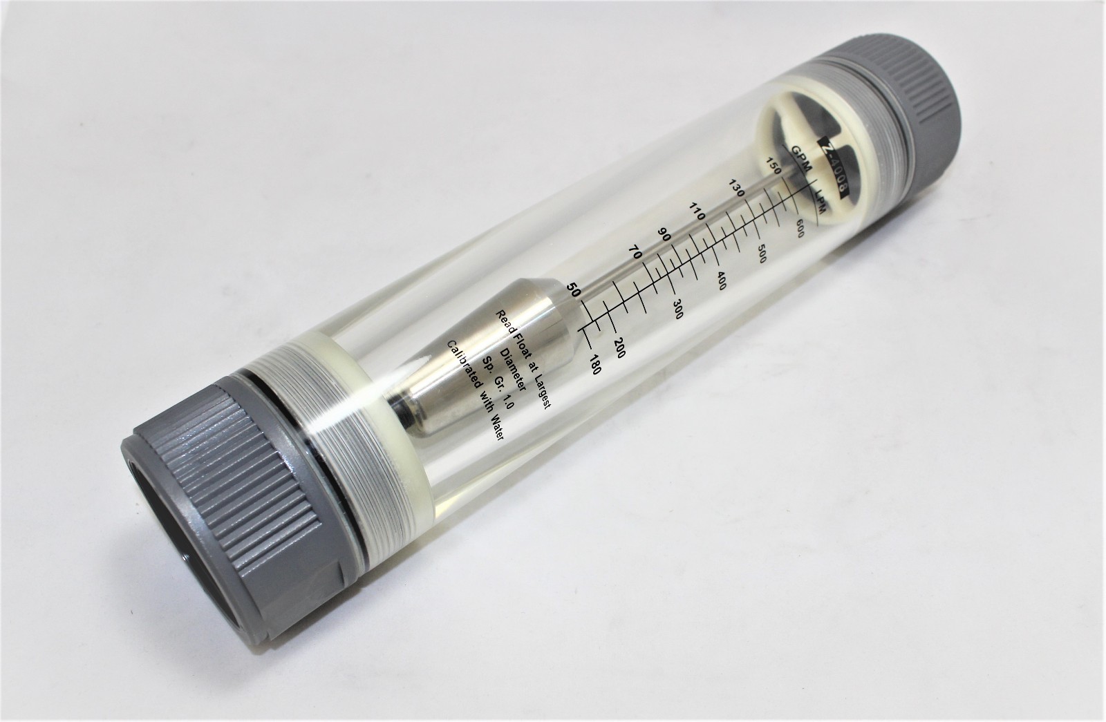 Water Flow Meter Rotameter Inline Flowmeter 50 150 GPM eBay