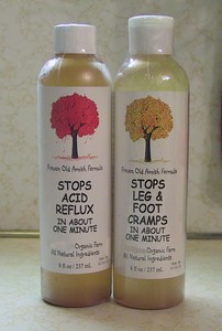 BOTTLES-STOPS-ACID-REFLUX-LEG-FOOT-CRAMPS-PAIN-FACTORY-SEALED-AMISH 