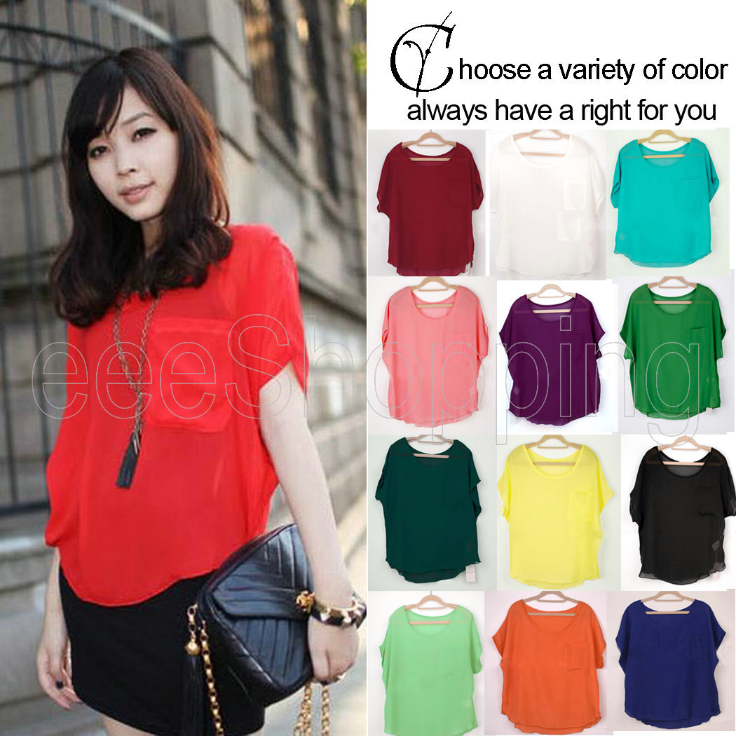 New Women Gauze Sheer Crew Neck Tops Slim Sexy Casual Long Sleeve