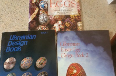3 Ukranian Easter Egg Design Books Pysanky Dyes Methods Techniques