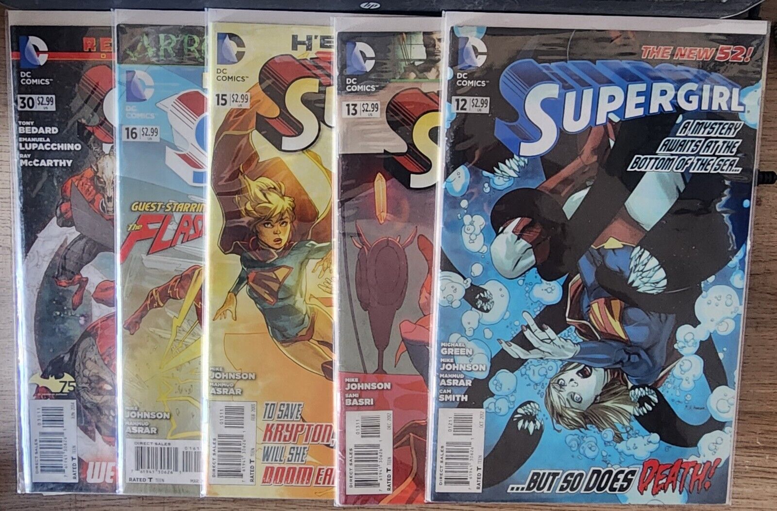 Supergirl 12 13 15 16 30 New 52 DC