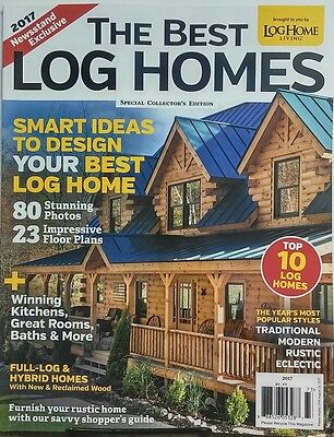 Log Home Living The Best Log Homes 2017 Smart Ideas Designs FREE SHIPPING
