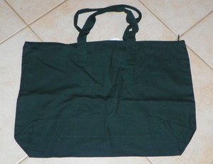 NEW-Toppers-Zippered-Tote-Bag-Forest-Green-10oz-100-Cotton-Canvas-22-x ...
