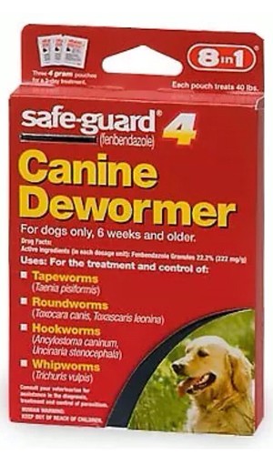 Safeguard 4 Canine Dewormer 4 gm Large ...