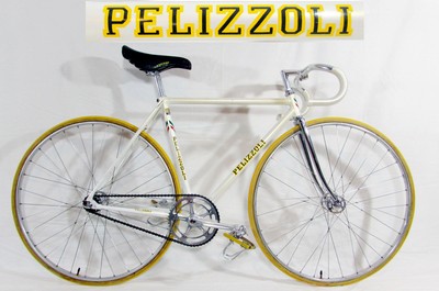 Vintage 1981-84 GIOVANNI PELIZZOLI Fatta a Mano PISTA 48cm TRACK BIKE, Columbus