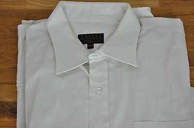 Robert Talbott Best of Class Trim White Cotton Twill Spread Collar Shirt 18.5