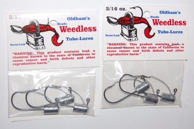 Upc 096593185361 2 Packs Oldhams Weedless Tube Heads Jigheads