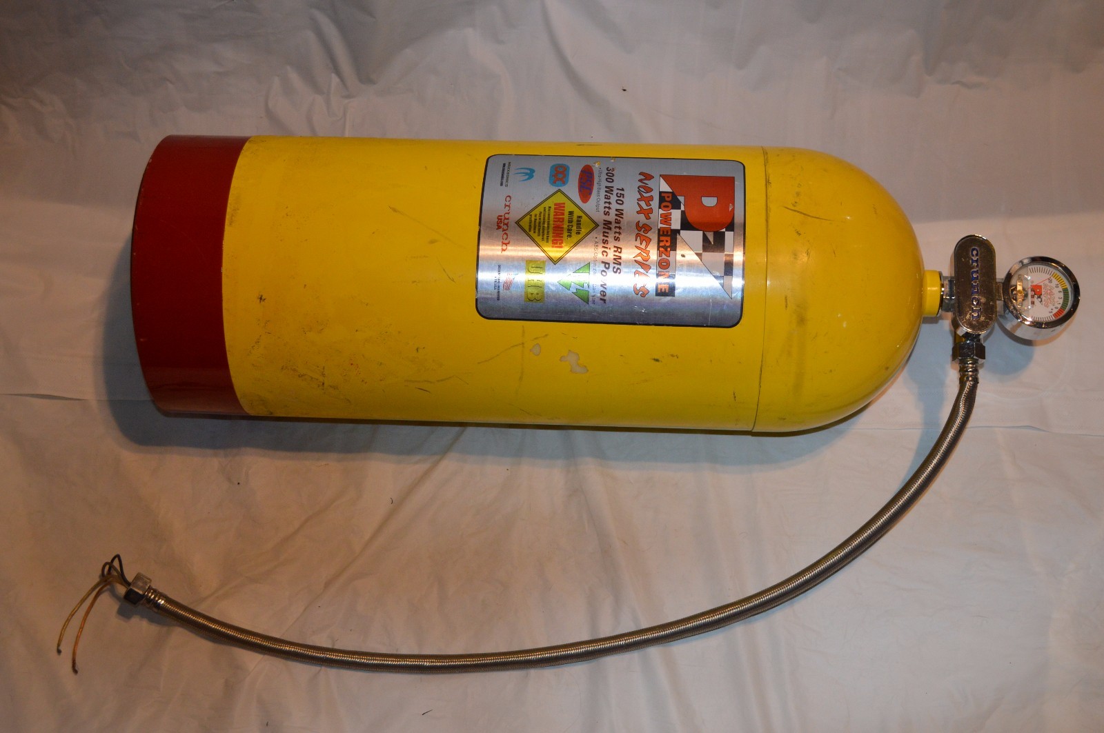 nos bottle subwoofer