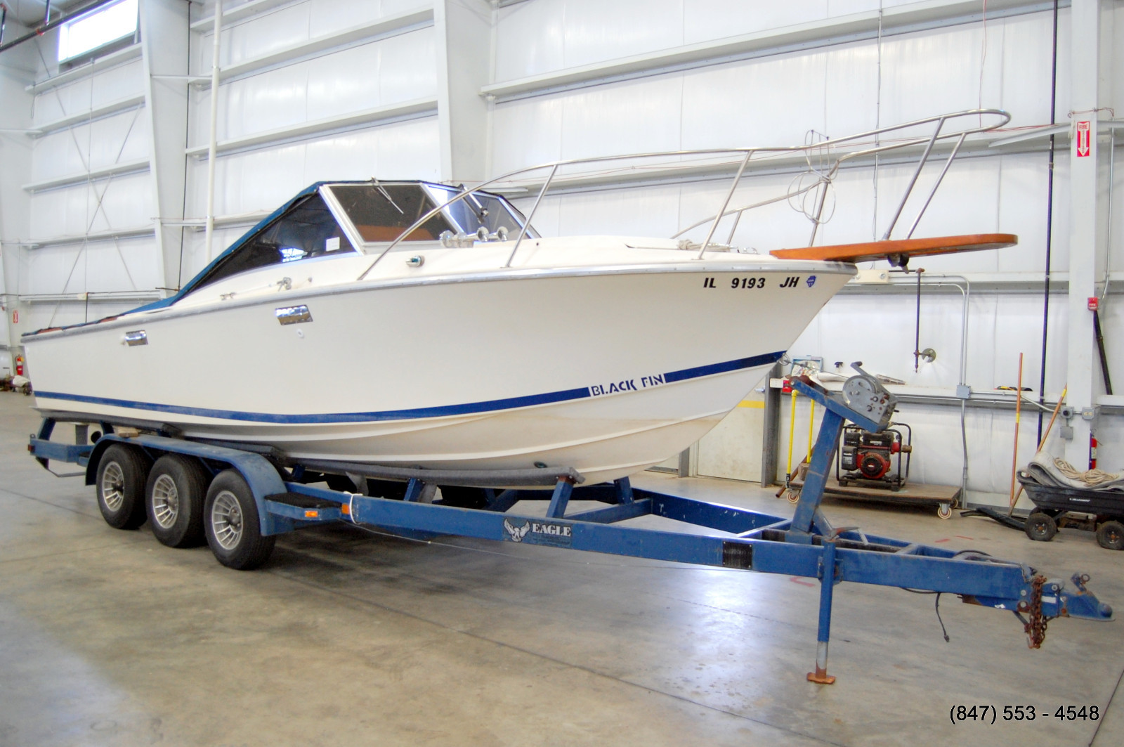 BLACK FIN 25 COMBI - 2 OWNER - FRESHWATER ONLY - NEW TWIN VOLVO 260 INBOARDS!!!!