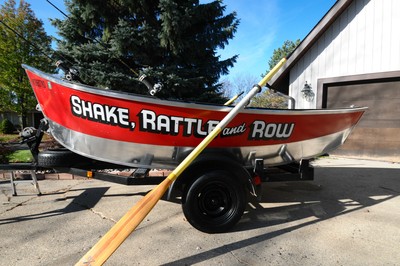 16 FT Smokercraft Aluminum Drift Boat and Trailer