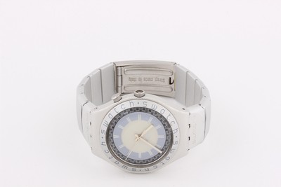 swatch irony swiss-made v8 aluminum water resistant analog wrist