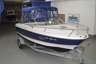 2007 BAYLINER 210 DISCOVERY CUDDY CABIN BOAT, 21FT, 5.0L 220HP I/O, W/ TRAILER