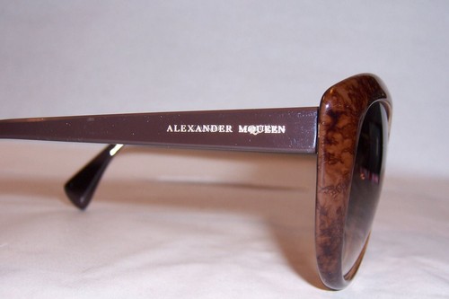 Pre-owned Alexander Mcqueen Sunglasses Amq 4234/s Brown Honey/brown 2ja-jd Authentic