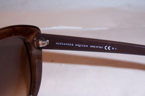 Pre-owned Alexander Mcqueen Sunglasses Amq 4234/s Brown Honey/brown 2ja-jd Authentic
