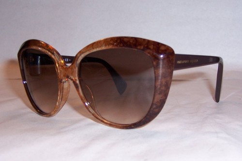 Pre-owned Alexander Mcqueen Sunglasses Amq 4234/s Brown Honey/brown 2ja-jd Authentic