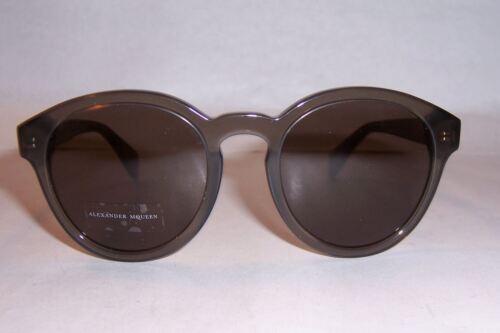 Pre-owned Alexander Mcqueen Sunglasses Amq 4196/s Gray/brown 9by-ej Authentic