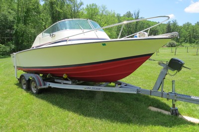 Restored 1974 HiLiner 222 Gypsy 21' 6" Cuddy Cabin like Bertram