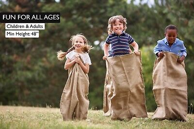 Potato Sack Race Bags Burlap Sacks 12-24x40 Burlap Bags Sandbags Gunny Sack