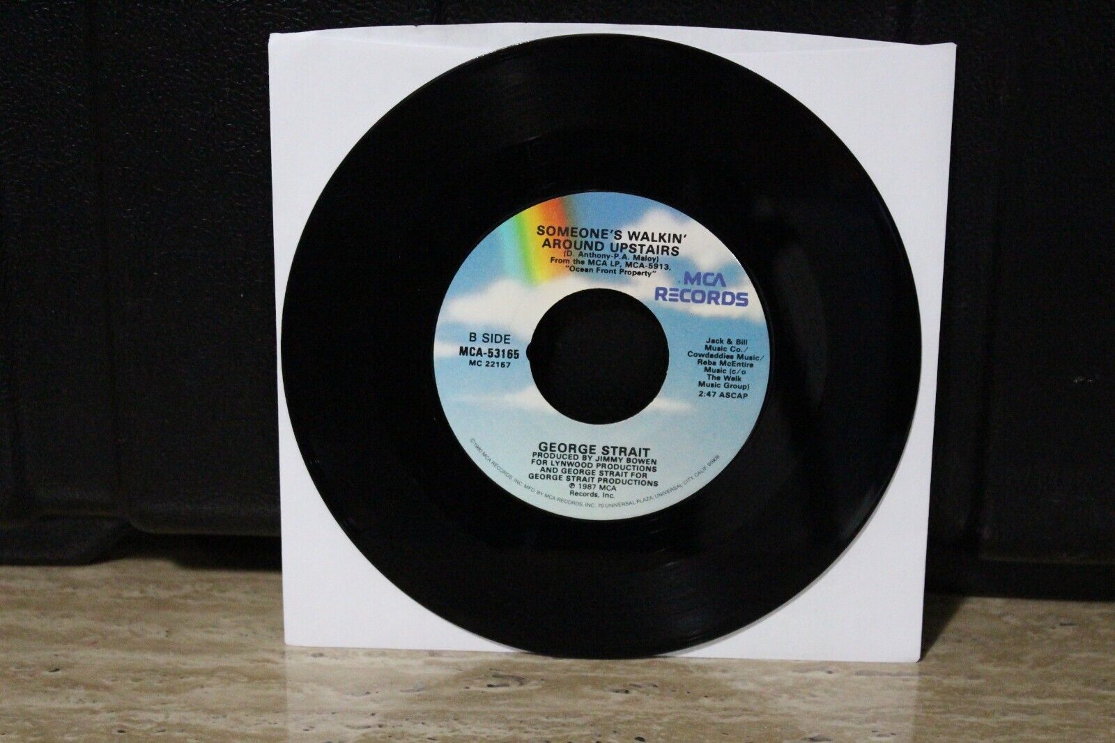 GEORGE STRAIT 45 RPM RECORD...ZRT 5