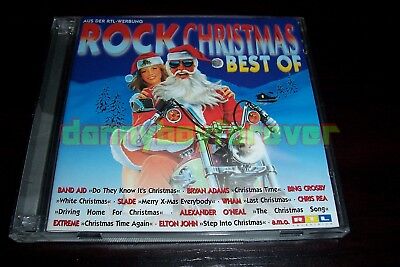 Rock Christmas Best Of 2 CD Set Slade Extreme Bing Crosby Pretenders Eartha
