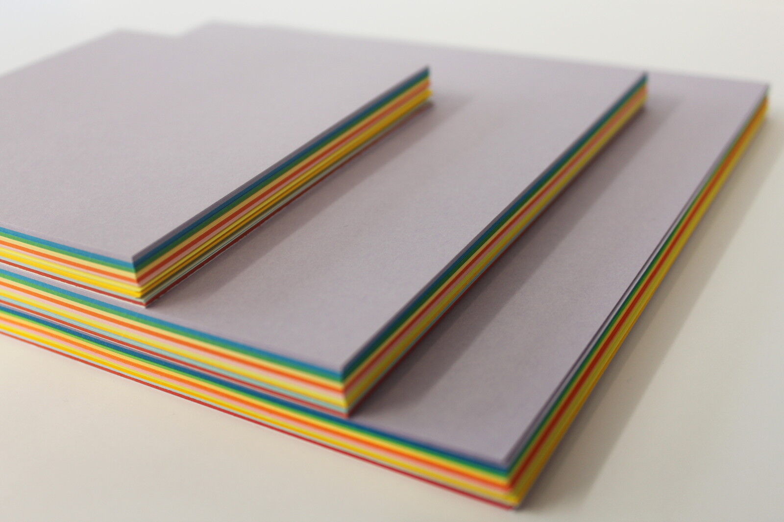 ORIGAMI PAPER. SMOOTH 80gsm. 100 DOUBLE SIDED ASSORTED COLOURED SHEETS. 3 SIZES.