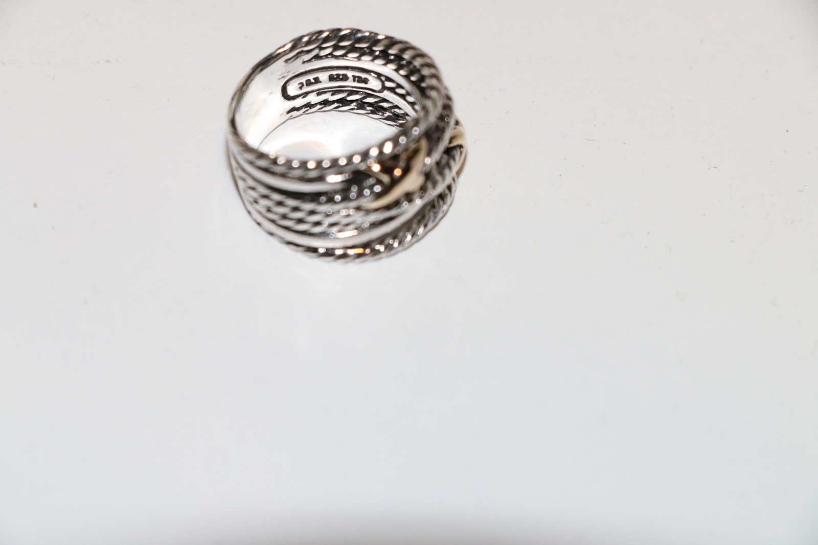 sterling银标年代,sterling银标 authentic david yurman sterling silver & 18k gold