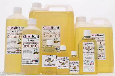 Classikool 100% Pure Castor Oil - Cold Pressed Carrier for Massage Aromatherapy