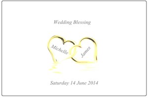 Invitations for wedding blessing