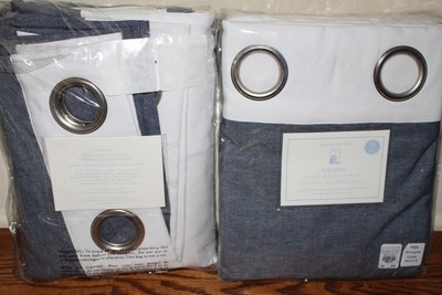 set/2 NWT Pottery Barn Kids navy white ...